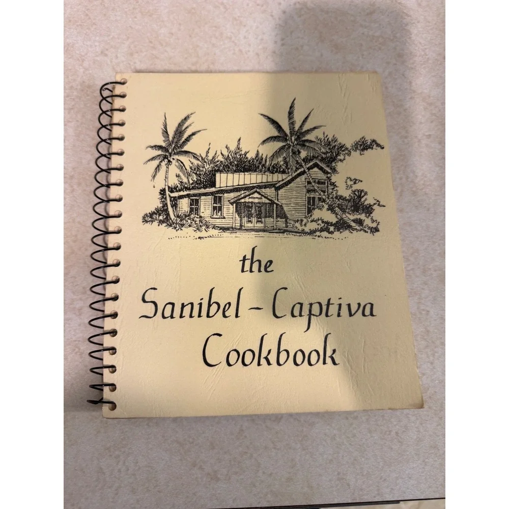 Vintage 1981 Sanibel-Captiva Cookbook Florida Regional Recipes Spiral Bound